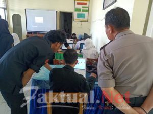 Kapolsek Tompobulu Pantau Workshop di SMA 7 GOWA