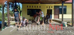 Manajemen Mako,Personil Polsek Tinggimoncong  Merampungkan Ruang Pelayanan