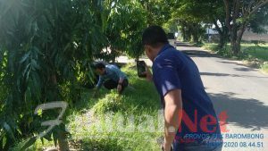 Ayo…..!! Ciptakan Budaya Bersih dan Sehat, Ini yang Dilakukan Kapolsek Barombong Bersama Personilnya