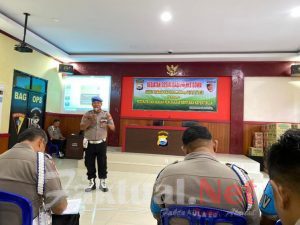 Kasi Propam Pimpin Rapat Koordinasi Pelaksanaan Quick Wins Polri Prog VI Polres Gowa Tahun 2020