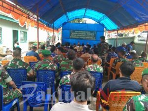 Bersama Kapolsek Bungaya, Kapolsek Biringbulu serta  Kapolsek Tompobulu Gowa Hadiri Undangan Koramil 1409-07/ Tompobulu Saat Kunjungan Kerja DANDIM 1409/Gowa