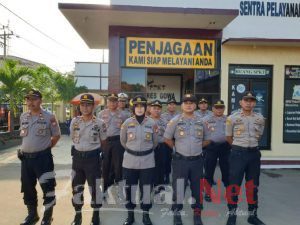 Kapolsek tompobulu ikuti apel pagi di polres gowa