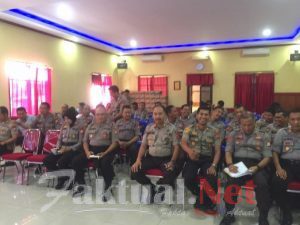 Kapolsek Tompobulu Hadiri Rapat Sosialisasi IKU dan RKT Polres Gowa Tahun 2020