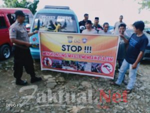 Stop Konsumsi Miras Dan Membawa Sajam” Inilah Bentuk Himbauan Bhabinkamtibmas Polsek Tompobulu Polres Gowa