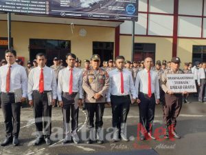 Hari kesadaran Nasional, 9 Personil Polres Gowa terima penghargaan dari Kapolres