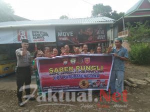 Bhabinkamtibmas Polsek Tompobulu Polres Gowa Intens Melakukan Sosialisasi Himbauan Stop Pungli