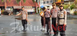 Kapolsek Tompobulu Ikuti Apel Jam Pimpinan Di Polres Gowa