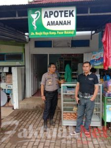 Antisipasi Kelangkaan Masker Akibat Virus Corona, Kapolsek Tompobulu Polres Gowa Sidak Apotik