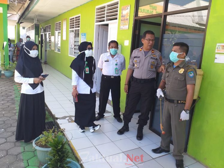 Kapolsek Tompobulu Polres Gowa Koordinasi Dengan Puskesmas Tompobulu Cegah Covid-19