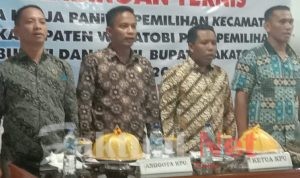 KPU Wakatobi Bekali Anggota PPK Pahami Aturan Pilkada 2020