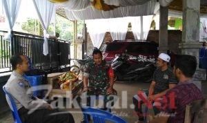 Himbau Warga Terkait Covid 19, Bhabinkamtibmas Bersama Bhabinsa Dan Aparat Desa, Koordinasi Kewarga Yang Akan Melangsungkan Pesta Pernikahan
