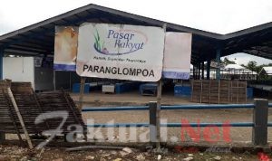 Beredar Kabar Pasar Tradisional di Desa Paranglompoa Kec. Bontolempangan Kab. Gowa Akan Ditutup Sementara Waktu, Kepala Pasar “Itu Hoax”.