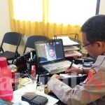 Lewat Aplikasi Zoom, Kapolsek Tompobulu Polres Gowa Mengikuti Rapat Bersama Kapolres Gowa