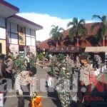 390 Personil Gabungan POLRI, TNI Dan Instansi Terkait Tindak Lanjuti Instruksi Kapolri Cegah Virus