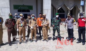Pemkab Konsel dan TNI-Polri Sinergi Lakukan Penyemprotan Desinfektan Massal di Rumah Ibadah dan Fasum