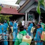 Personil Polsek Tompobulu Polres Gowa Laksanakan Apel Bersama Guna Penyemprotan Disinfektan Cegah Covid-19