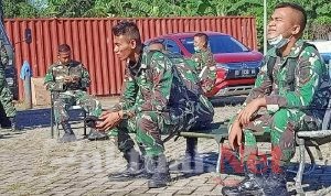 Begini Keseharian Personil PAM di Lokasi Pemakaman Terduga Tertular COVID-19