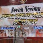 Kapolsek Tinggimoncong Polres Gowa Hadiri Sertijab Kapolsek Palangga
