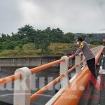Kapolres Gowa Pantau Bendungan Bili-Bili, Evaluasi Waduk 99.30 Mdpl Status di Bawah Normal
