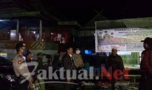 Bersama Unsur Muspika, Kapolsek Tompobulu Polres Gowa Pantau Posko Tim Tanggap Covid-19 Di Perbatasan