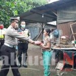 Terkait Ops Keselamatan Lipu 2020, Sat Lantas Polres Gowa Bagikan Masker dan Beri Bantuan Kepada Warga Pra Sejahtera