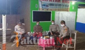 Kapolsek Tompobulu Kontrol Posko Penanganan Covid-19 di Wilayahya, Ini Pesannya