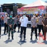 Jelang Pemberlakuan PSBB, Kapolda Sulsel, Gubernur dan Pangdam Tinjau Kesiapan Dapur Lapangan Brimob Polda Sulsel