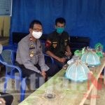 Pantau Posko Penanggulangan Penyebaran Covid-19 di Perbatasan, Ini Pesan Kapolsek Tompobulu Polres Gowa Kepada Petugas Jaga