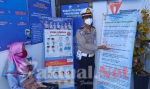 Di Tengah Pandemi Corona Virus 19, Kanit Regident Sat Lantas Polres Gowa Sosialisasi Pembuatan SIM Internasional