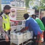 Kanit Laka Sat Lantas Polres Gowa Ajak Masyarakat Budayakan Cuci Tangan