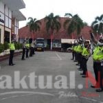 Jaga Daya Tahan Tubuh Personil, Kasat Lantas Polres Gowa Pimpin Senam Sajojo