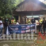 Peduli, Komunitas Motor Trail Lomptrac Parigi Bersama Mbatac trail Bagi-bagi Sembako Jelang Ramadhan