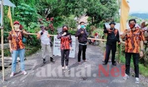 Pemuda Pancasila Dan Orari Ikut Jaga Portal Batas Wilayah