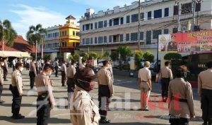 PSBB Diundur, Polres Gowa Tetap Eksis Beri Sosialisasi dan Uji Coba