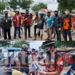 Sapma PP Kabupaten Pangkep, KNPI dan IMM Sosialisasi Penggunaan Masker ke Masyarakat