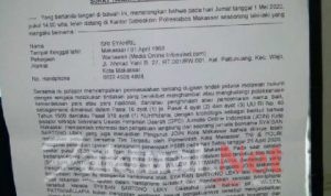 JOIN Makassar Resmi Pidanakan Pencatut Nama Organisasi Jurnalis Dan Penganiaya Wartawan