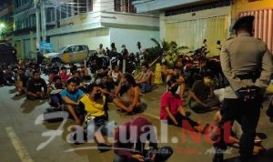 Masih Saja Bandel Di Masa PSBB, Ratusan Pemuda Digelandang Ke Mapolres Gowa