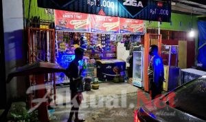 Polsek Pallangga Gowa Bersama Satpol PP Laksanakan Patroli Terkait PSBB