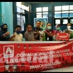 Beri Bantuan Sembako, Alfamidi Sasar PWI Sulsel