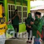 Peduli Kemanusiaan, GP Ansor Bersama Fatayat NU Bagi-Bagi Sembako