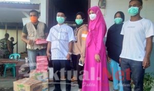 Sekda KepSul Sumbang Kebutuhan Pokok Pasien Covid 19