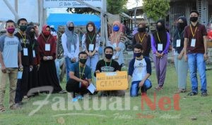 Diapit Dua Kota Zona Merah, Pemuda Napabalano Bentuk Relawan COVID-19