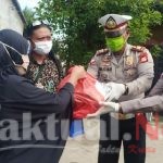 Warnai Ops Ketupat Lipu 2020, Sat Lantas Polres Gowa Terus Berbagi