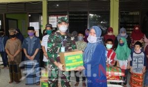 Pangdam Hasanuddin Sumbang Sembako dan Zakat Maal di Panti Asuhan Nahdiyat