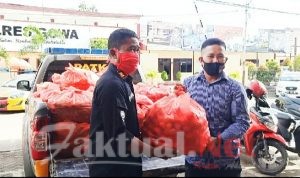 Petani Sayur Di Tombolo Pao Gowa Kembali Beri Bantuan Untuk Dapur Umum TNI/POLRI