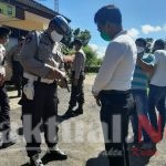 Personil Polsek Tompobulu Polres Gowa Gelar Apel Penegakan Disiplin Dan Sosialisasi Perkap 01 tahun 2009