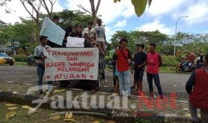 Dianggap Tidak Profesional, Pemuda Waibago serta Umaga Tuntut Bupati Copot Kepala BPMD dan Kepala Inspektorat KepSul