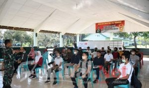 Sebanyak 46 Calon Pendaftar TNI Ikuti Pembekalan di Mako Yonif 725/WRG