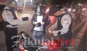 Operasi Cipta Kondisi, Sat Sabhara Polres Gowa Laksanakan Blue Light Patroli