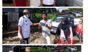 Pemerintah Desa Paranglompoa, Dukung Gerakan Sejuta Masker di Gowa